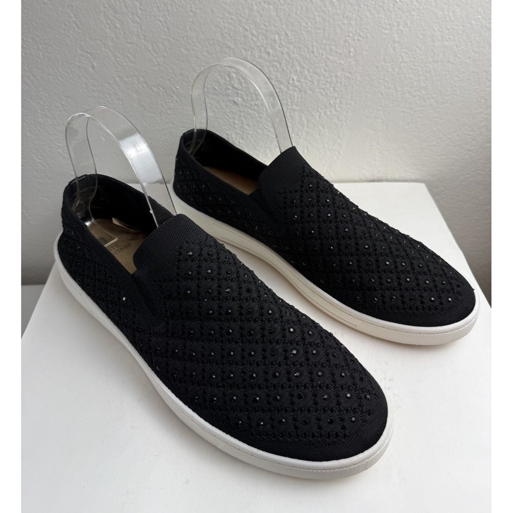 White Mountain Upbringing Womens Black Bling Slip On Sneaker 11 Comfort Shoe Y2K - Picture 4 of 9